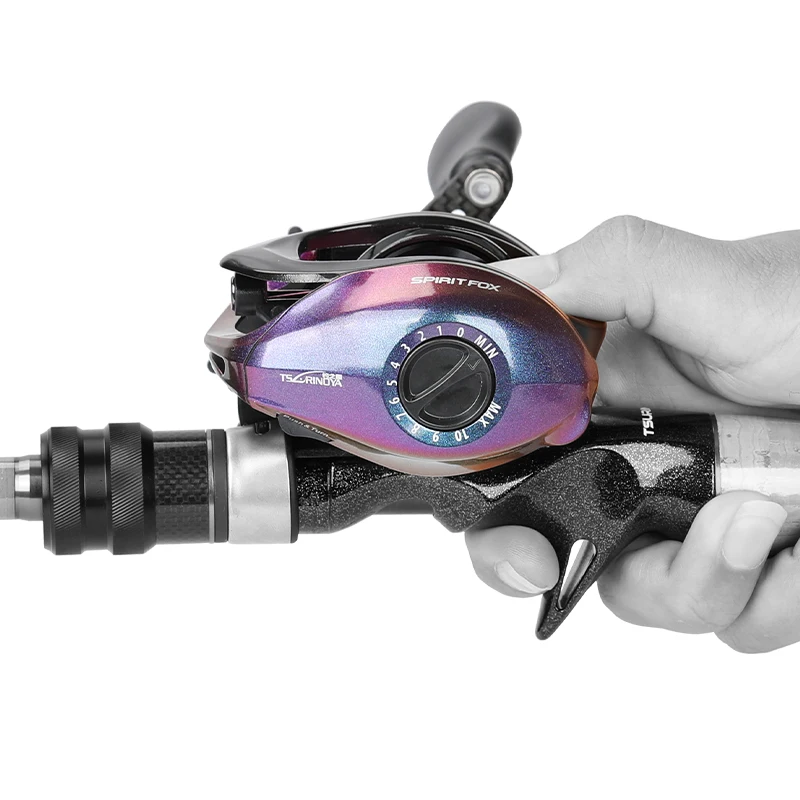 TSURINOYA baitcasing катушка SPIRIT FOX-150 8+ 1BB 6,6: 1 правая/левая наживка закидка, ловля карпа катушка Carretilha De Pesca