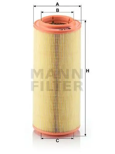 Фильтр воздушный Audi A2 1.4-1.6/1.2TDI/1.4TDI 00 MANN-FILTER C1