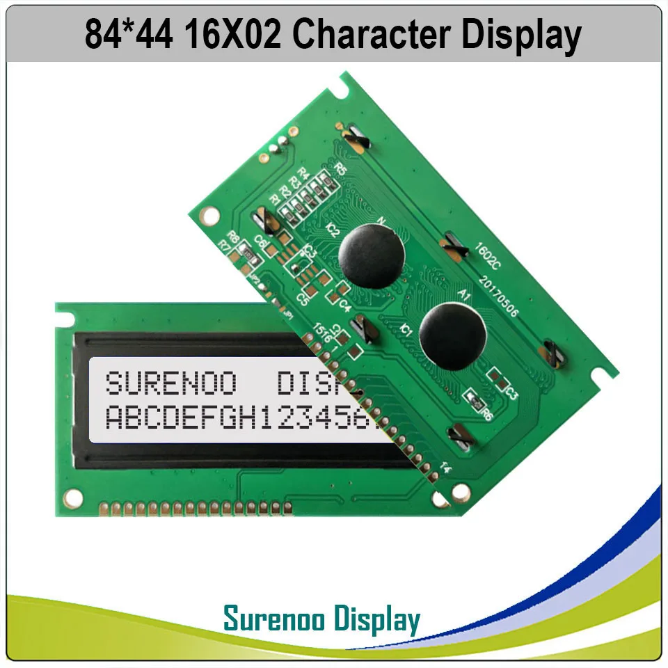 Размер печатной платы: 84*44 мм 162 1602 16 х2|lcd module|module displaylcd module display |