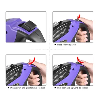 

Hot Pet Dog Retractable Dog Walking Leash with Break&Lock Button 16ft Nylon Ribbon for Small/Medium/Large Dogs up to 110lbs For