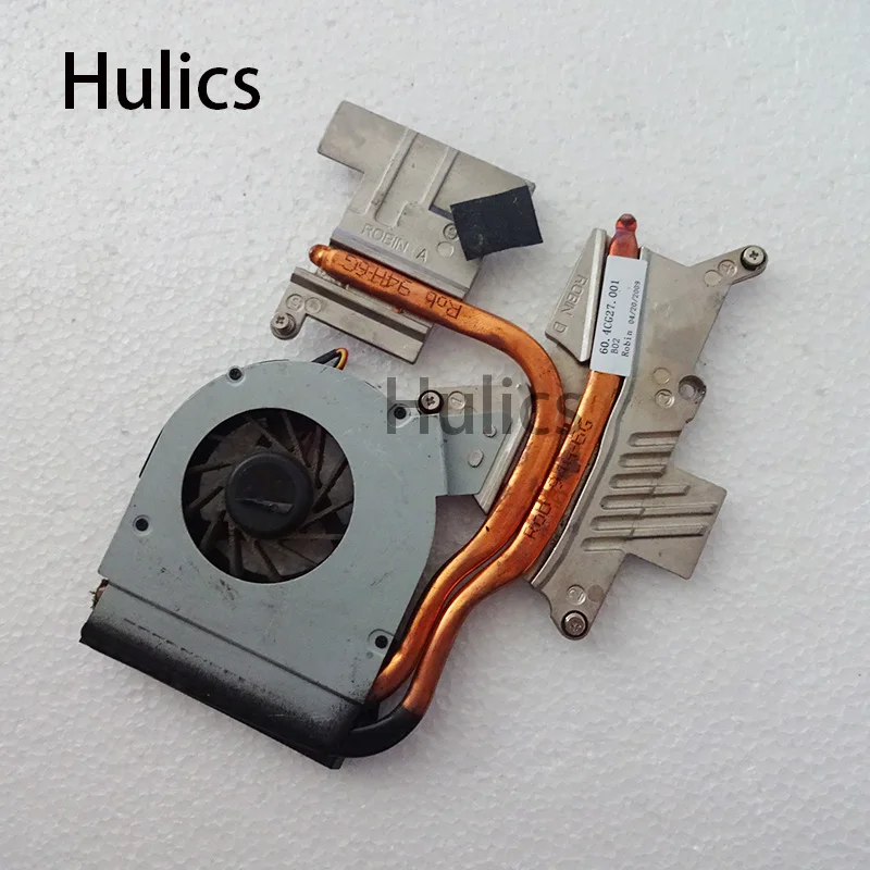 Hulics ноутбук Процессор Охлаждающий радиатор вентилятор для ACER 5738 5738G 5738ZG 5536 5542 60.4CG21.001 60.4CG21.003