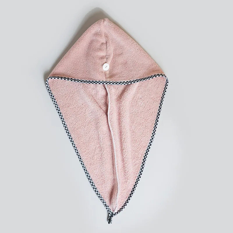 Hair Drying Towels Women Towels Bathroom Towel Bath Hat Quick drying Super Absorbent Thicker Microfiber Hair 5