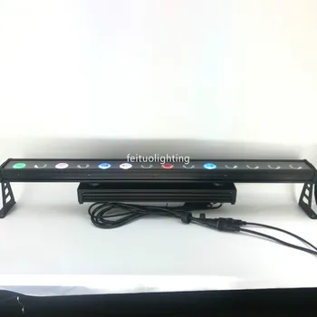

E-8x+fly case Dot Control Wall Washer 14x18W RGBWA UV LED Wall Washer Outdoor Flood light