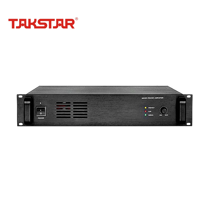 

TAKSTAR 2Channel Power Audio Amplifier Remote Broadcast System for Public Address Conference Room Multifunction Hall(EBS-24A)