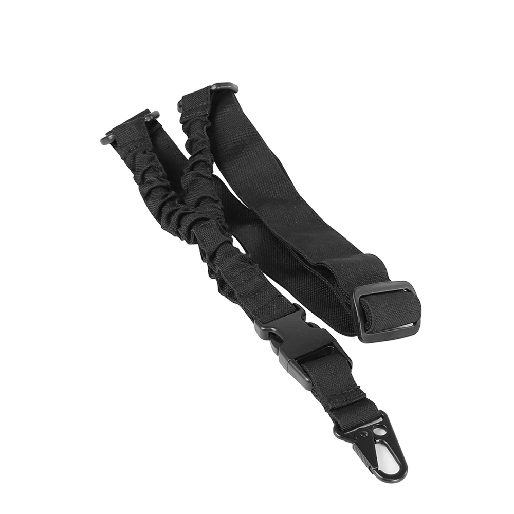 

Single Point Strap Task Rope Adjustable Gun Sling Tactical Swivel Safety Rope Gun Carry for Airsoft Hunting Dual-use Rifle Sling