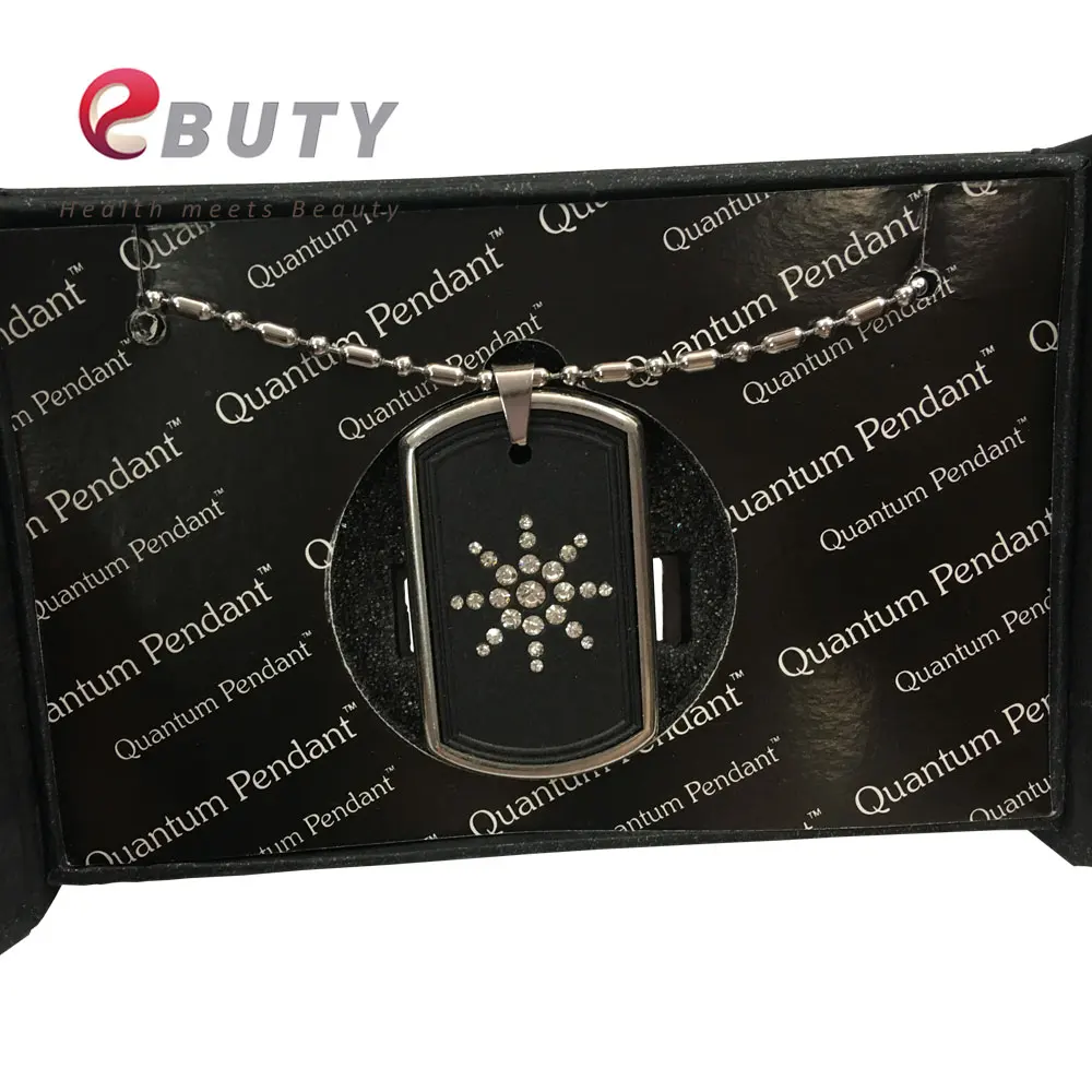 EBUTY Lava Ions подвеска японская Квантовая физика энергии подвески-шармы Ювелирные украшения ожерелье Здоровье подарок для женщин германий