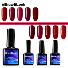 Allnewelook nenhum verniz uv da pintura do gel do polonês do prego da microplaqueta embeber semi permanente fora da laca uv do gel(China)