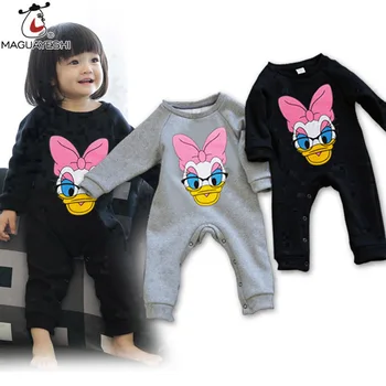 

Clearance Sale Baby Girl Rompers Spring Autumn Long Sleeve Cotton Newborn Baby Jumpsuit Cartoon Infant Clothes