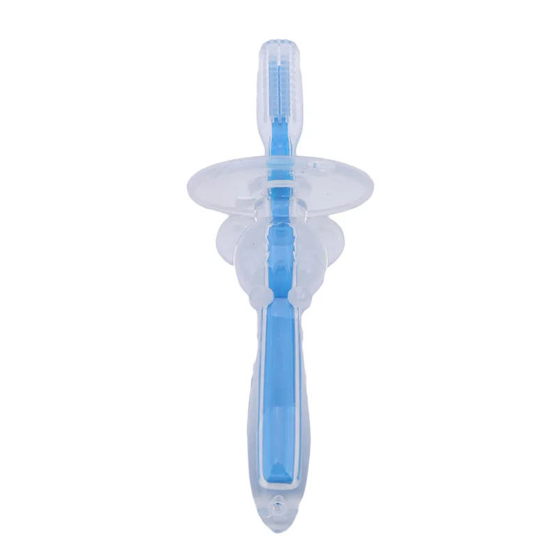 Baby Dental Oral Care Tooth Brush Silicone Teether Training Teeth Soft Toothbrush Brush Safe Bendable