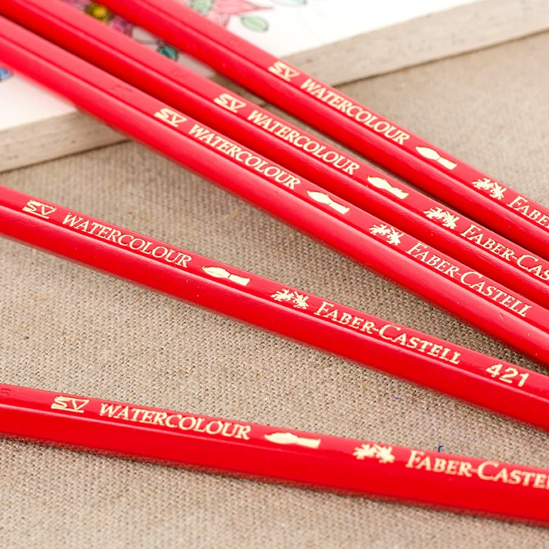 Faber castell 12 шт. 3 цвета нетоксичный Lapis De Cor профессиональный цветной карандаш для