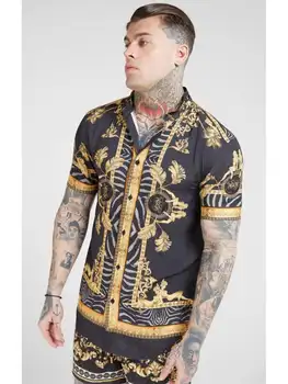 

SikSilk S/S Garden Resort Shirt Top Shirts