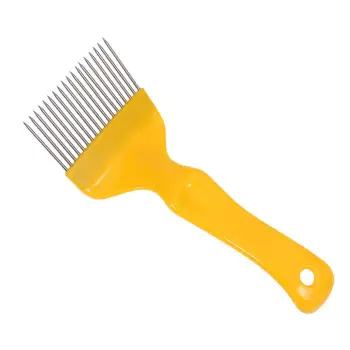 

1PC Practical Creative Lightweight Handy 21 Needle Useful Bent Stainless Steel Tines Comb Uncapping Fork