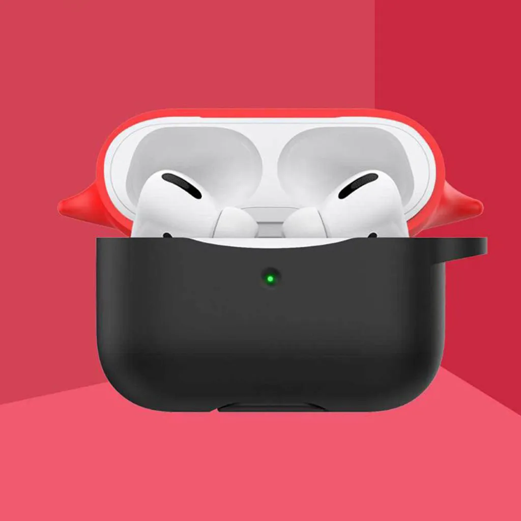Чехол для AirPods Pro, мягкий силиконовый защитный Мини-Чехол, креативный чехол, мягкая текстура, амортизирующая