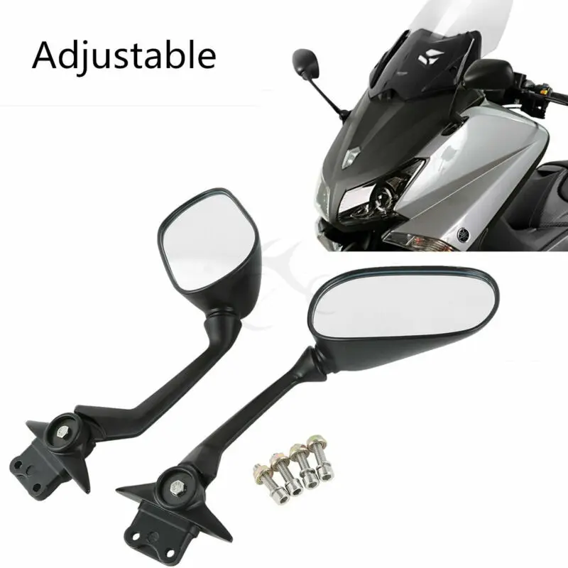 Мотоцикл пара 10 мм боковые зеркала заднего вида для Yamaha t-max 530 2012 2013 12-14