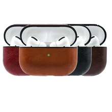 Для AirPods Pro кожаный чехол устойчив к царапинам Bluetooth наушники защитный чехол для Air Pods Pro Чехол
