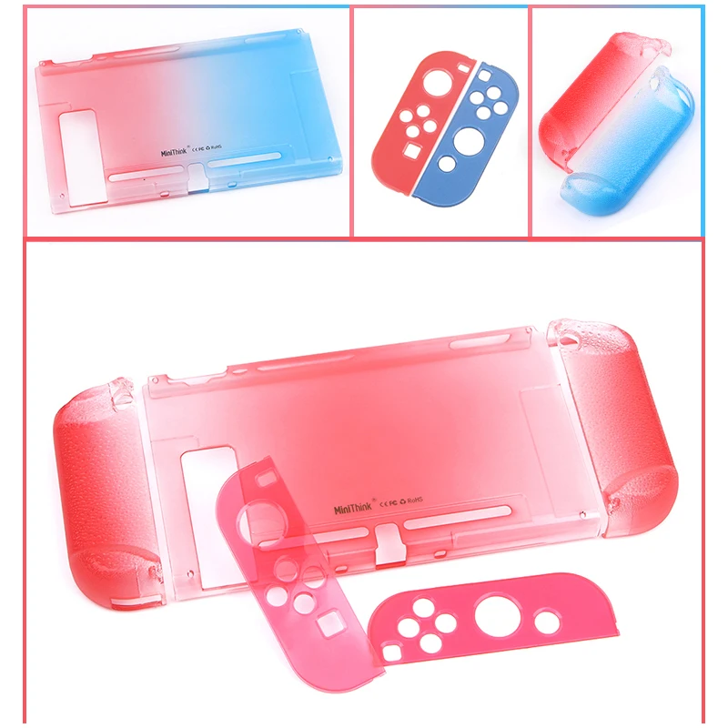 Тонкий жесткий чехол с градиентным переключателем, персонализированный полный защитный чехол для Nintendo Switch NS, аксессуары для игр