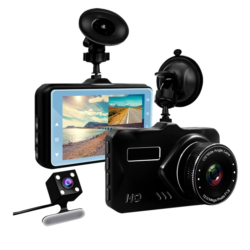 1080P 3 дюймов Fhd Камера Cam Регистраторы видеорегистратор для приборной панели цикл