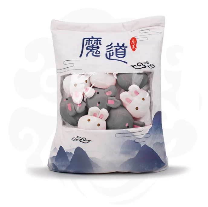 Wei Wuxian Lan Wangji кролик кукла игрушка подушка гроссмейстер демонического культивирования косплей реквизит декор автомобиля Дети подарки на год