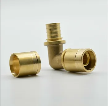 

1pc compression fitting for water / air / fuel / oil pipe indoor industrial brass elbow fitting reducer connector 16 / 20mm
