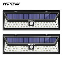 Mpow CD020 54 светодиодный водонепроницаемый Солнечный свет с 120 градусов широкоугольным движения солнечной лампы с 3 режимами открытый сад гараж