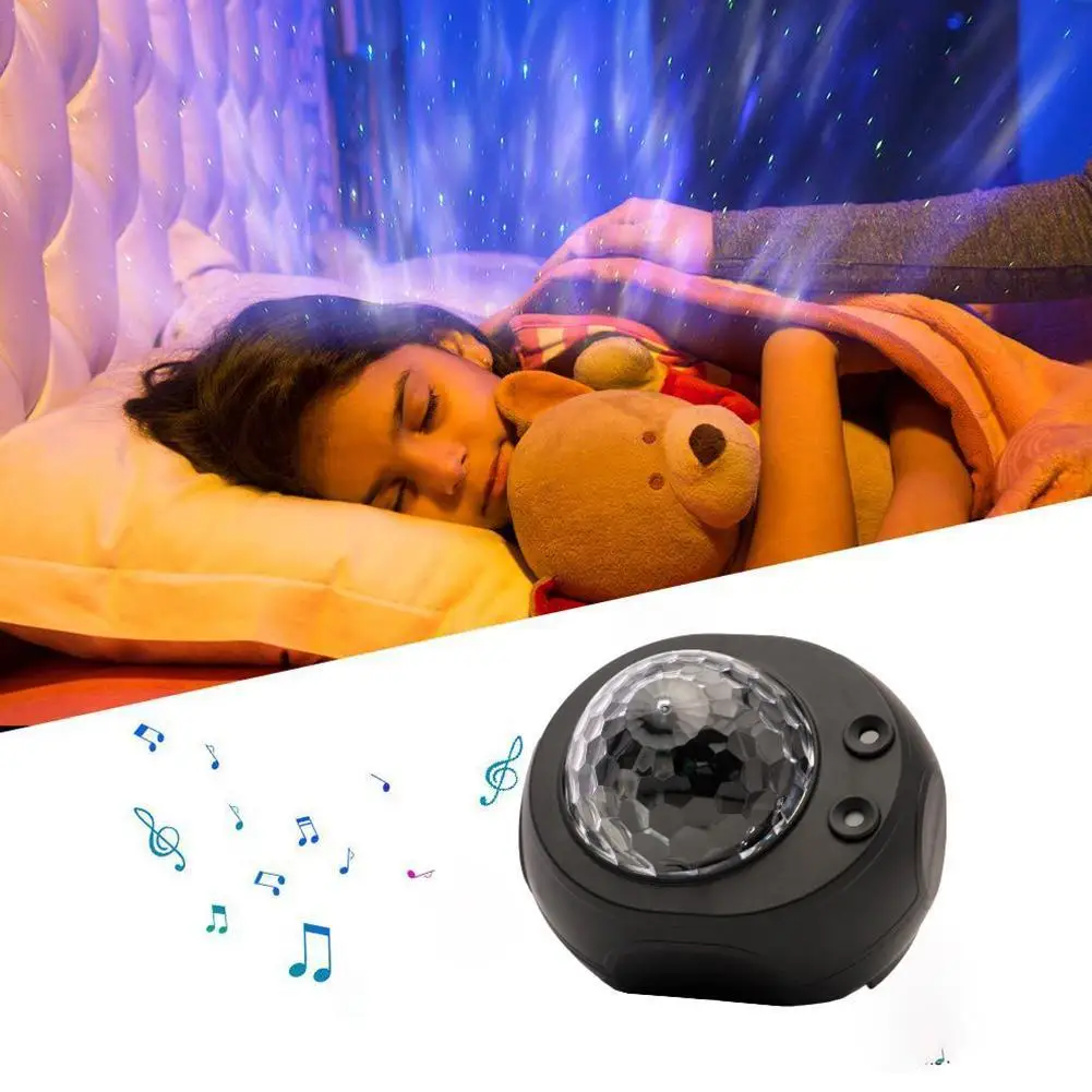 

Galaxy Light Projector Blueteeth Usb Voice Control Kids Projection Projector Starry Usb Sky Night Charging Gift Lamp Light U6Z7