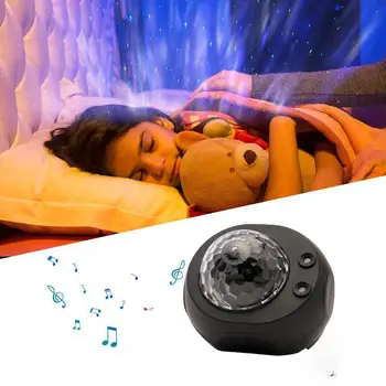 

Galaxy Light Projector Blueteeth Usb Voice Control Kids Projection Projector Starry Usb Sky Night Charging Gift Lamp Light U6Z7