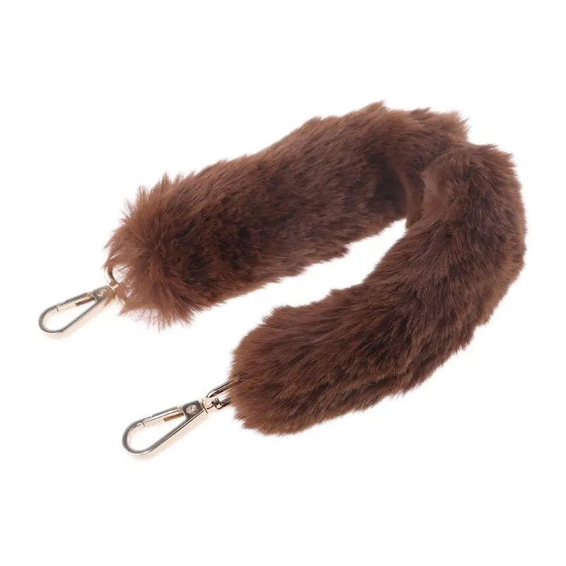 THINKTHENDO кожаная модная сумка из искусственного меха ремешок 40 см DIY сменная сумка на ремне ремни модные аксессуары для сумки - Цвет: Темно-коричневый