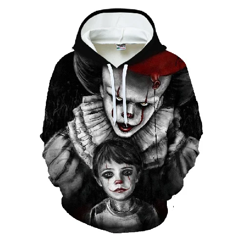 WY-284 haha joker 3D принт толстовка толстовки мужские и wo мужские хип хоп забавные осенние уличные толстовки Толстовка бархатная одежда - Цвет: WY-284