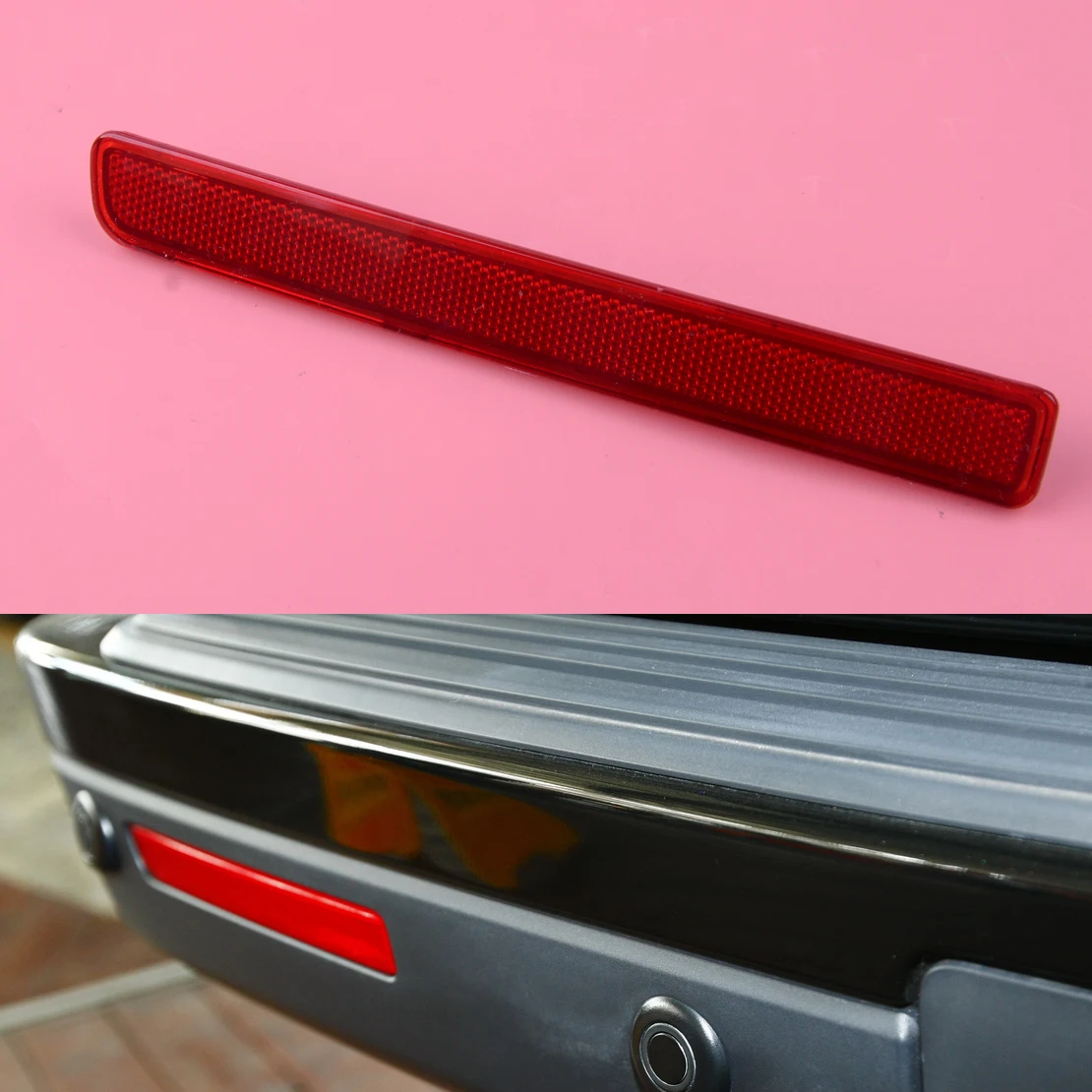 Пластиковый левый задний бампер тормозной светильник отражатель стоп-фонарь