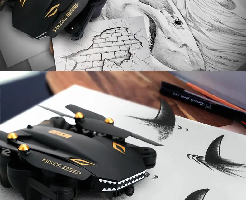 HobbyLane XS809S четырехосный летательный аппарат Дрон 720P wifi FPV складной с HD широкоугольной камерой Радиоуправляемый квадрокоптер