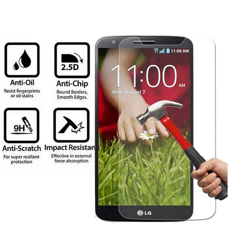 Tempered Glass For LG G2 mini G2mini D620 D620R D620K D618 D 620 620R 620K 618 Film for smartphone elephone celular case | Мобильные