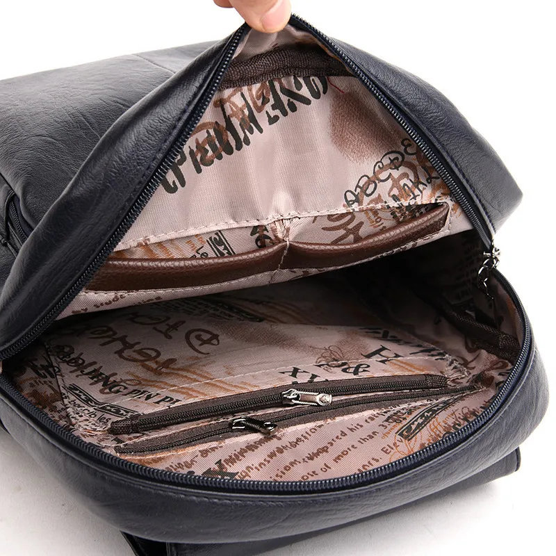 Large Women Backpack Leather Female Travel Shoulder Bag Backpack High Quality Women School big Back Bag Backbag for Girl Mochila