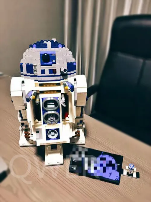 Новые R2-Robot из печати D2 fit Звездные войны bb8 фигурки роботов техника строительные блоки кирпичи подарок малыш мальчик игрушки 10225