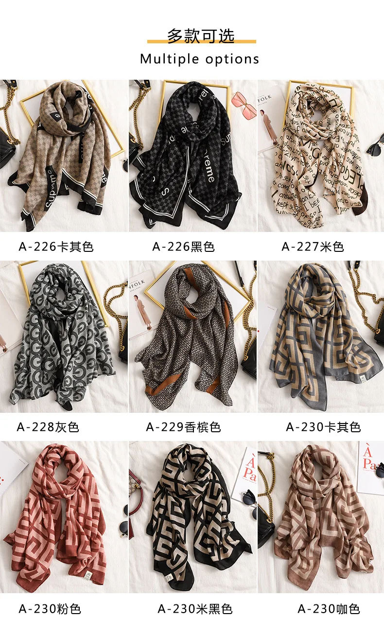 Модный дизайн, женский длинный шарф из хлопка, роскошный бренд, высокое качество, женские зимние теплые мягкие шали, шарфы унисекс