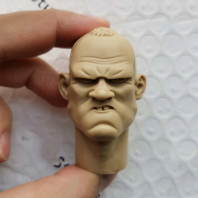 

1/6 Gangsters Kingdom Bernie Unpainted Head Models Cartoon Comic Version for 12''Figures Bodies Accessories DIY