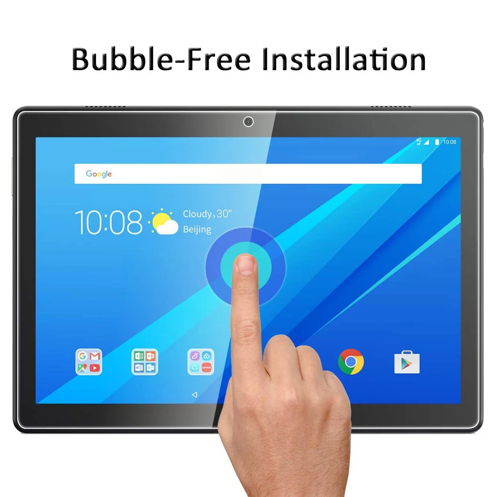 protetor de tela em vidro película protetora para lenovo tab tablete anti impressão digital anti arranhão