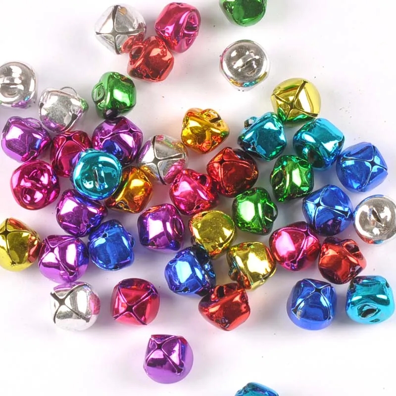 Mix Metal Small Jingle Bells Pendants For DIY Crafts Accessories Kid Room Decoration Christmas Tree 12/15/20/25/30mm C2681 | Дом и сад