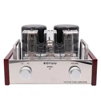 

Class A single-ended EL84 / 6P14 combined tube amplifier / power amplifier, power 45W Frequency response: 38HZ-36KHZ