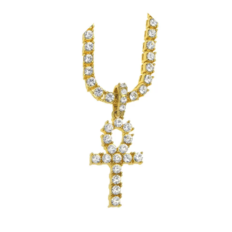 Купить мужское ожерелье в стиле хип хоп цепочка с длинными блестящими
