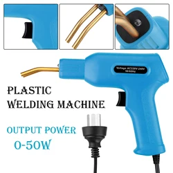 Soudeurs pour plastiques pratiques 50W, outils de Garage, agrafeuses à chaud, Machine de réparation de PVC, outil de soudage pour réparation de pare chocs de voiture 