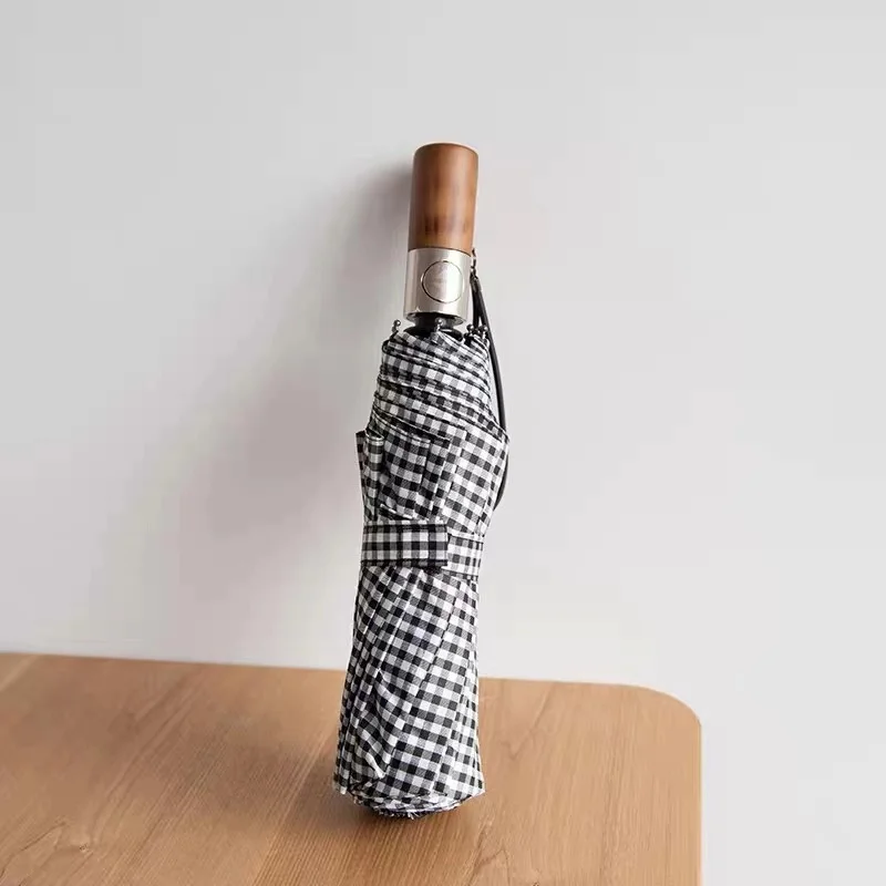 Складной зонт для женщин креативный Автоматический ветрозащитный женский