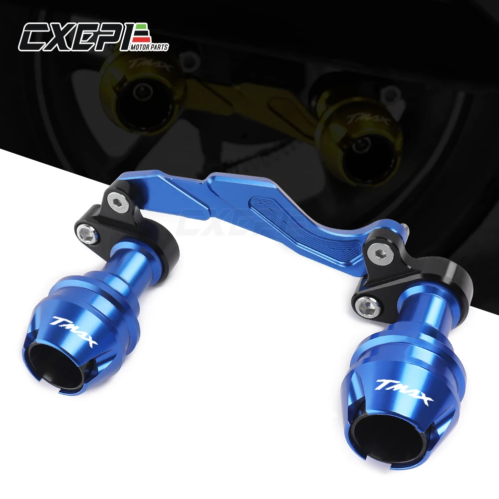 NEW LOGO TMAX For YAMAHA 530 DX SX Motorcycle crash pads exhaust sliders protector Accessories | Автомобили и мотоциклы