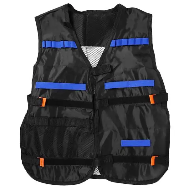 black 54*47 см Открытый Тактический Регулируемый жилет комплект для Nerf N-strike элитных игр охотничий жилет Продвижение - Цвет: black