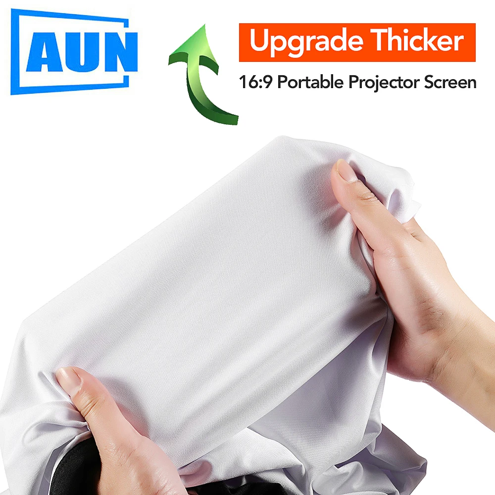 High Quality Thicken Foldable Portable White Cloth Material Projector