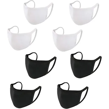 

Reusable Cotton Mouth Face s Mouth Cover very comfortable to wear washed ergonomic 8PCS mascarilla reutilizable masque #6