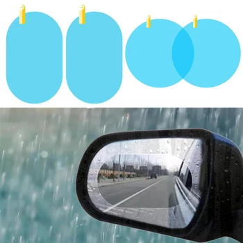 

1 pair Auto Car Anti Rain Mist Fog Film Anti Fog Coating Rainproof Hydrophobic Rearview Mirror Protective Film
