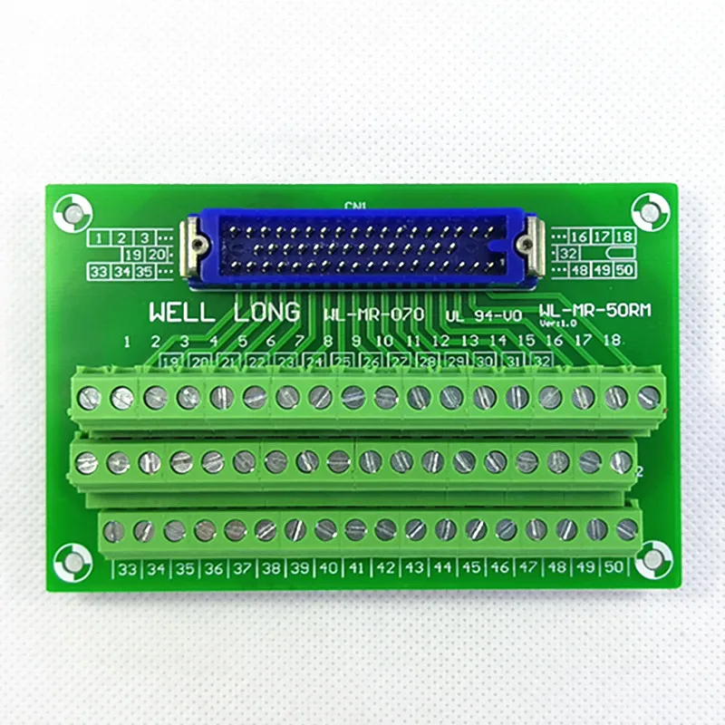MR-50M MR-50RMD2+ I/O интерфейсный модуль мужская верхняя переходная плата, клеммный блок, разъем