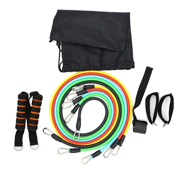 

11pcs/set Door Pull Rope Yoga Gym Leg Flexibility Fitness Band Pilates Stretcher for Effective Working-out Accessories