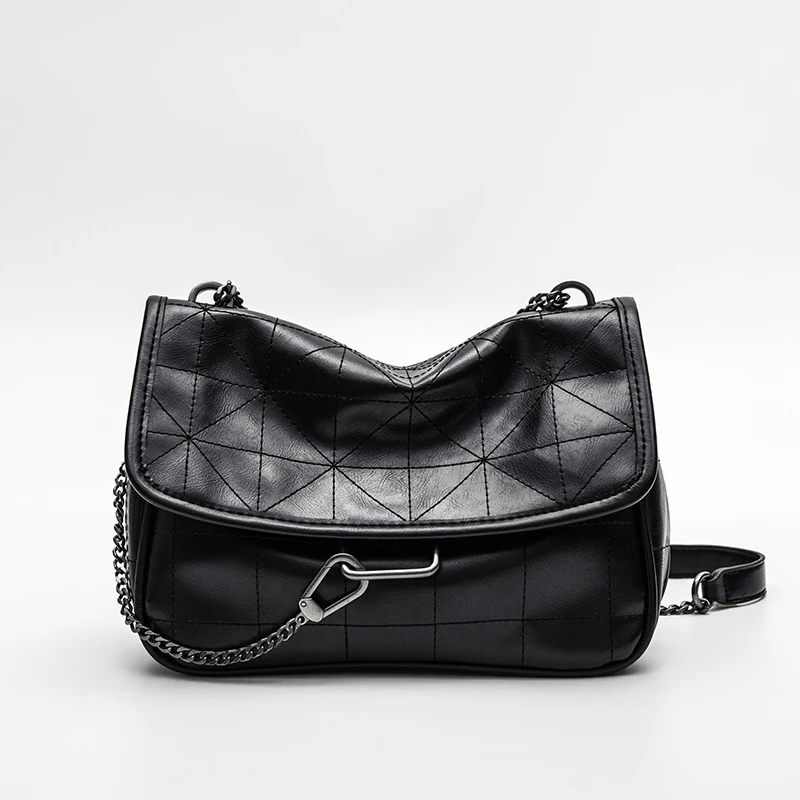 black quilted designer bag