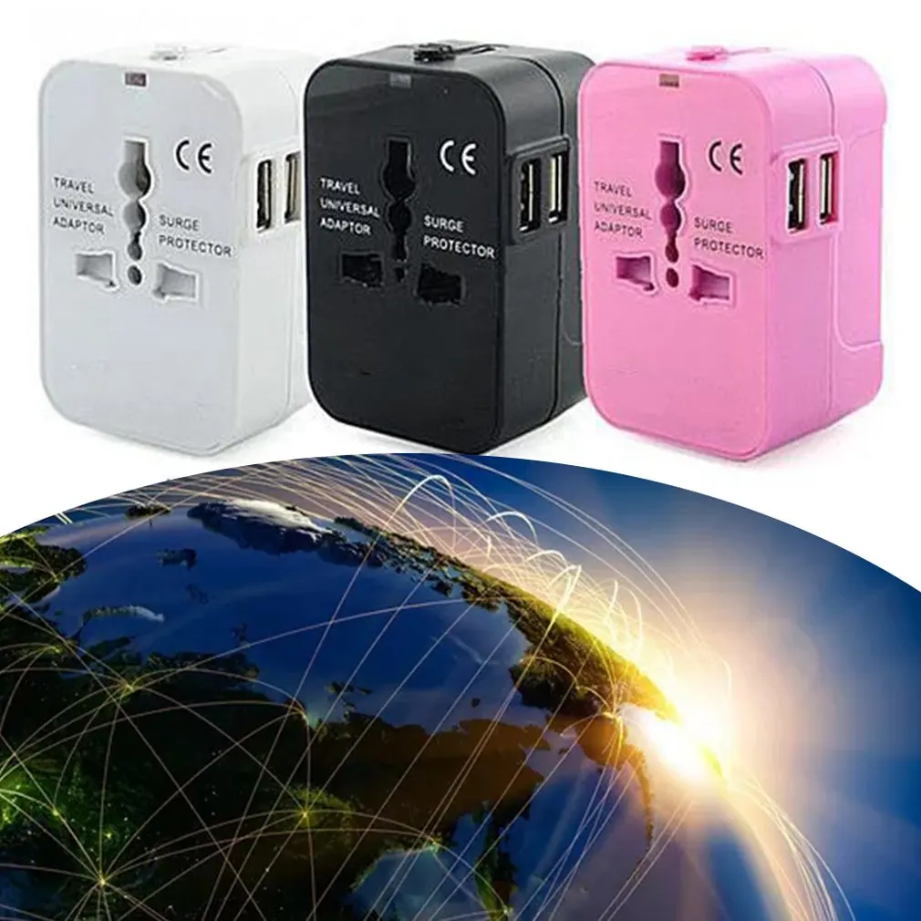 WTA-502U 2USB многофункциональный дорожный переключатель вилка многофункциональное преобразование европейский стандартный штекер конвертер
